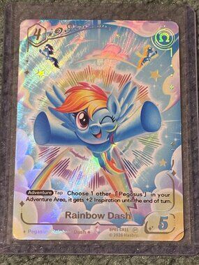 1st Edition Rainbow Dash BP01-CR11 My Little Pony Mint Cond. Potential PSA 10?!?